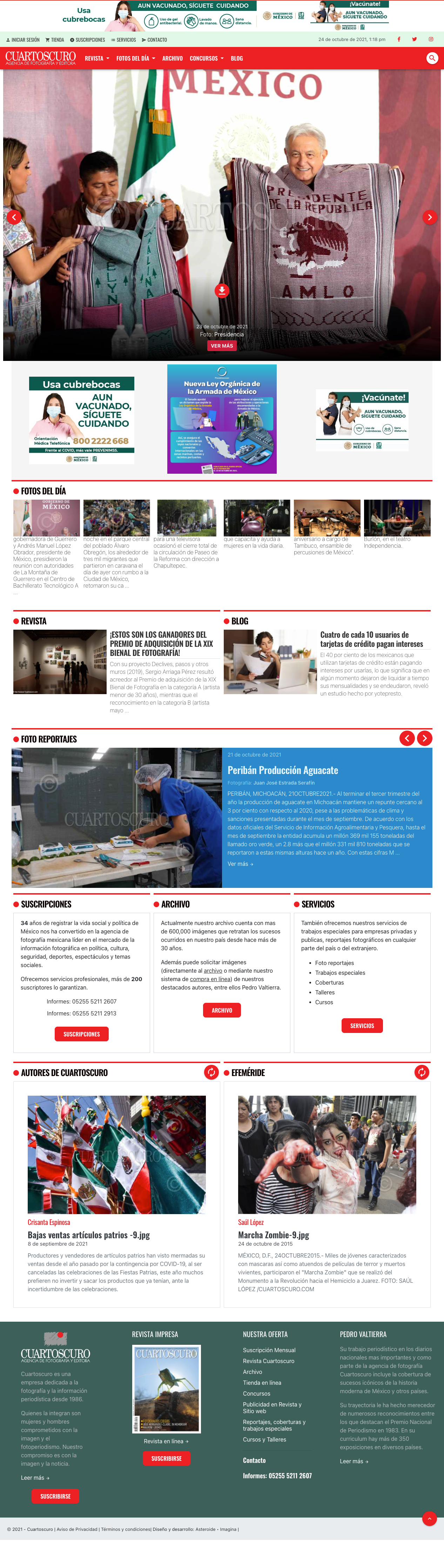 Cuartoscuro - Sistema personalizado